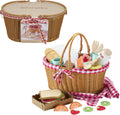 Fisher Price Wood - Wooden Picnic Basket - Collectibles
