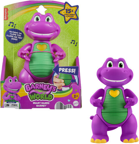 Barney & Friends - Barney Heart Hands Fig Barney - Collectibles