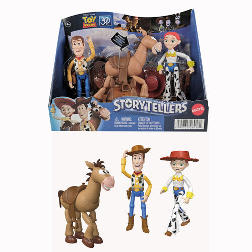 Disney Pixar - Storytellers Toy Story Woody Jessie Bullseye 3pk - Collectibles