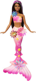 Barbie - Barbie Flower Magic Feature Mermaid Brunette - Collectibles