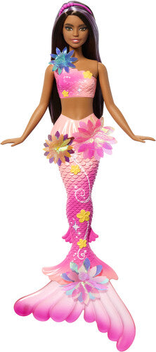 Barbie - Barbie Flower Magic Feature Mermaid Brunette - Collectibles