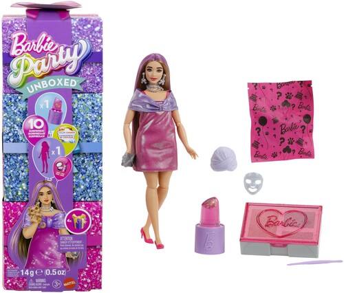 Barbie - Party Unboxed Glam Party Series 2 - Collectibles