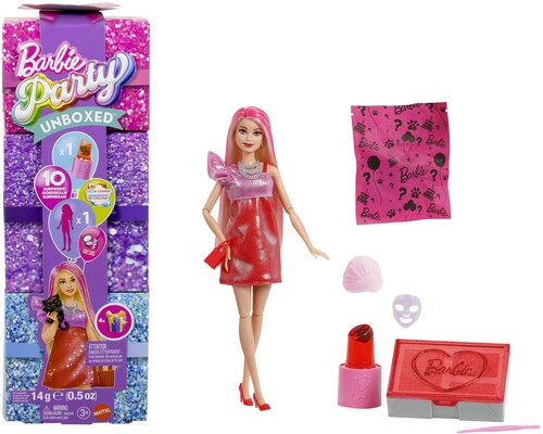 Barbie - Party Unboxed Glam Party Series 3 - Collectibles