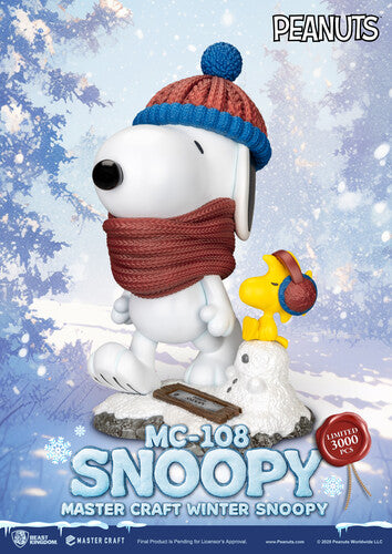 Snoopy Master Craft Winter Snoopy - Snoopy Master Craft Winter Snoopy - Collectibles