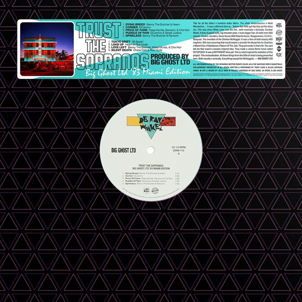 Trust The Sopranos: Big Ghost Ltd '83 Miami Edition [Turquoise vinyl] Vinyl Record