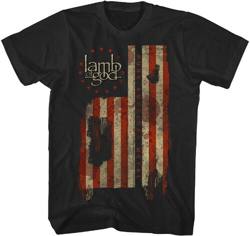 Lamb Of God Pure Am Metal Tshirt Xl Ts4410lama4 - Lamb Of God Pure Am Metal Tshirt Xl Ts4410lama4 - Apparel