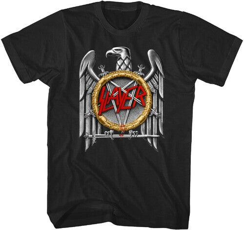 Slayer Silver Eagle Tshirt 2xl Blk Ts4416slaa5 - Slayer Silver Eagle Tshirt 2xl Blk Ts4416slaa5 - Apparel