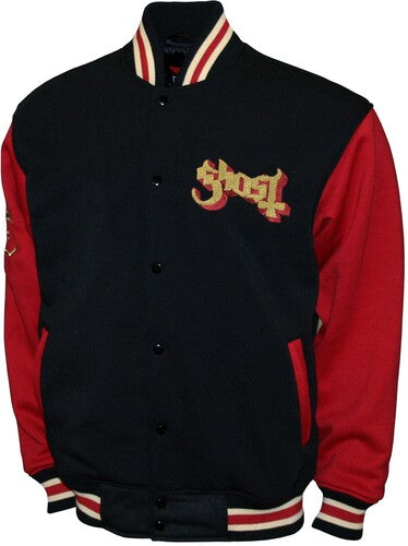 Ghost Deluxe Varstity Fleece Jk Lrg Blk M2451gha3 - Ghost Deluxe Varstity Fleece Jk Lrg Blk M2451gha3 - Apparel