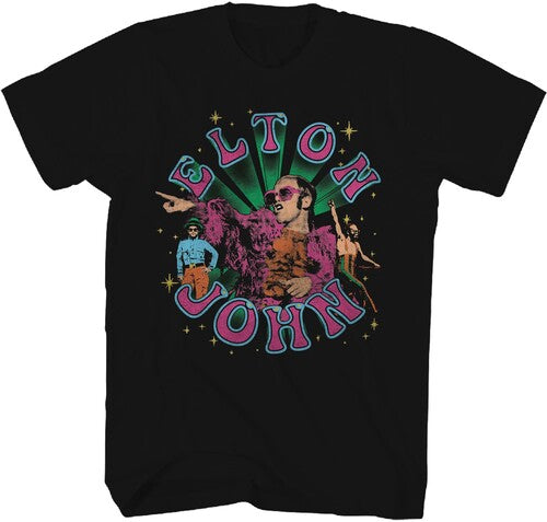 Elton John Ej Images Tshirt 3xl Blk 17111150a6 - Elton John Ej Images Tshirt 3xl Blk 17111150a6 - Apparel