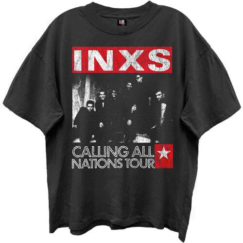 Inxs Calling All Nations Tshirt Xl Tsgv100inx4a - Inxs Calling All Nations Tshirt Xl Tsgv100inx4a - Apparel