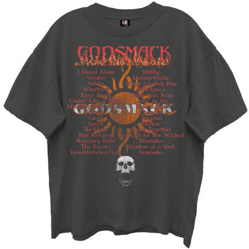 Godsmack Greatest Hits Tshirt Med Blk Tsgv101gdsa2 - Godsmack Greatest Hits Tshirt Med Blk Tsgv101gdsa2 - Apparel