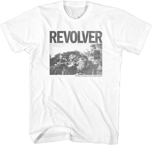 Beatles Revolver Band Tshirt Med Wht 2061192304 - Beatles Revolver Band Tshirt Med Wht 2061192304 - Apparel
