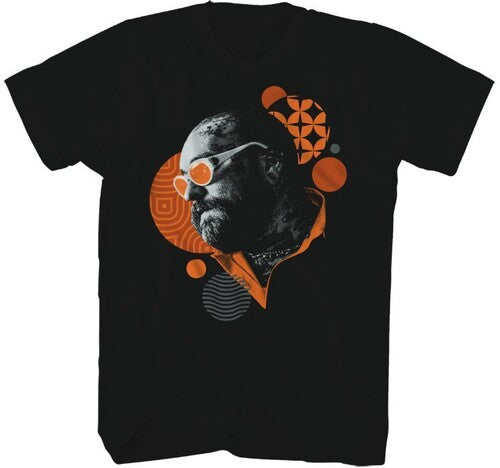 Teddy Swims Pattern Head Tshirt Lg Blk 24tsw007a3 - Teddy Swims Pattern Head Tshirt Lg Blk 24tsw007a3 - Apparel