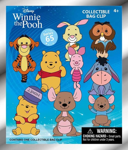 Winnie The Pooh S65 3d Bag Clip 24pc Blind Pdq - Winnie The Pooh S65 3d Bag Clip 24pc Blind Pdq - Collectibles