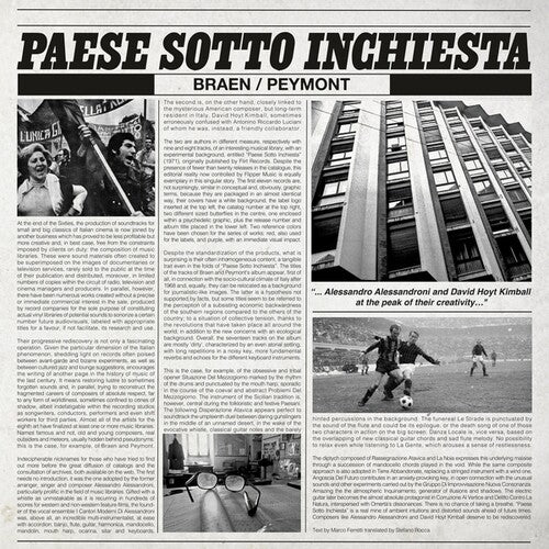 Braen / Peymont - Paese Sotto Inchiesta - Vinyl Record