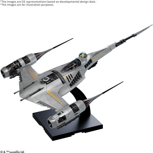 Ar Wars Mandalorian N-1 Starfighter 1/48 Model Kit - Ar Wars Mandalorian N-1 Starfighter 1/48 Model Kit - Collectibles