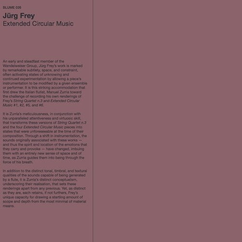 Frey,jurg - Extended Circular Music - Vinyl Record