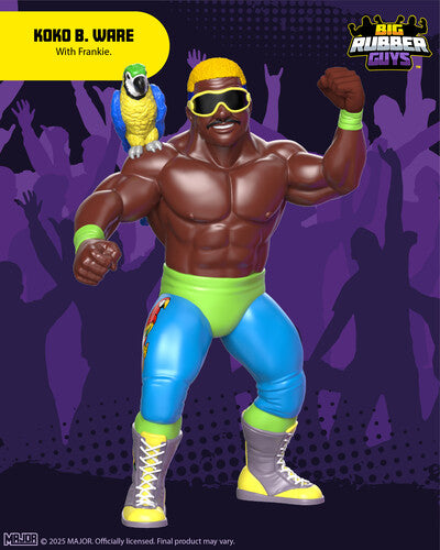 Big Rubber Guys Koko B Ware Figure - Big Rubber Guys Koko B Ware Figure - Collectibles