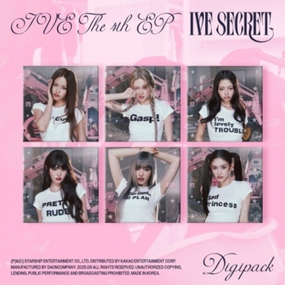 IVE - Ive Secret - Digipack Random Cover Version (Post) [CD]