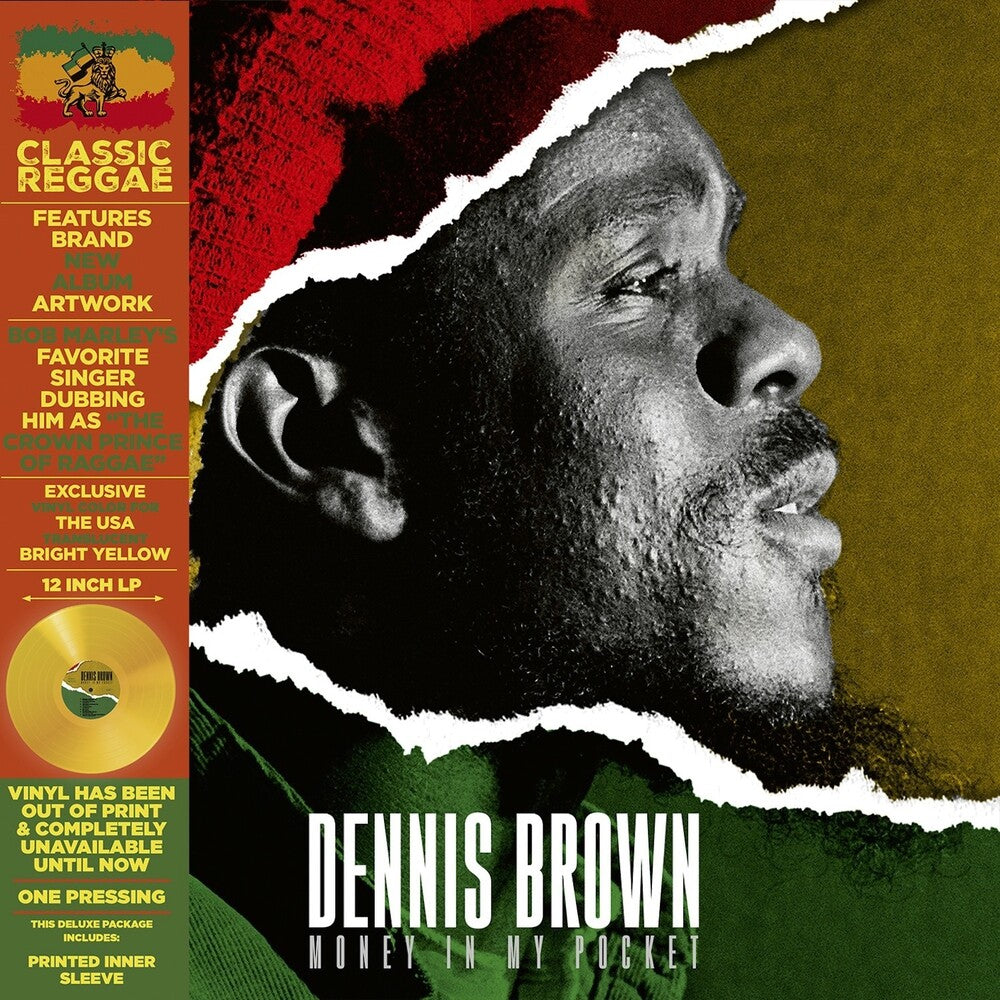 Dennis Brown - Money In My Pocket [Colored Vinyl] [Deluxe] [Limited Edition] (Ylw) [Remastered]