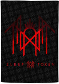 Rocksax Sleep Token Srp Fl Blnk Red Logo 60x80 - Rocksax Sleep Token Srp Fl Blnk Red Logo 60x80 - Special Products