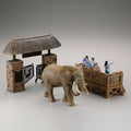 Artpla Tourists And African Elephants Set - Artpla Tourists And African Elephants Set - Collectibles