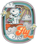 Snoopy Pilot Dreams Wooden Magnet - Snoopy Pilot Dreams Wooden Magnet - Collectibles