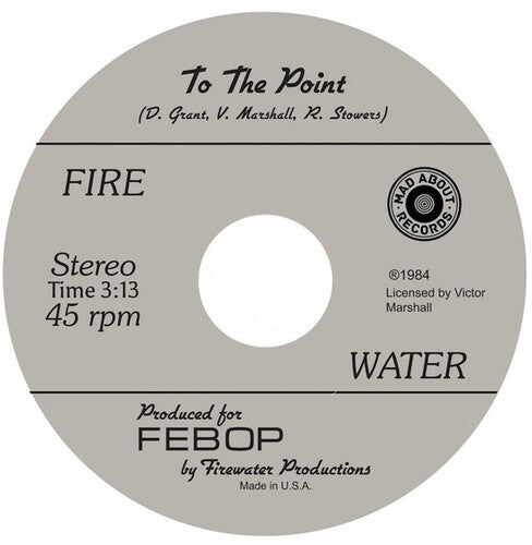 Fire Water - Twilight / To The Point - Vinyl Record