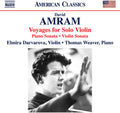 Darvarova,elmira - Amram: Voyages For Solo Violin: Pno Sonata: Vn - Music CD