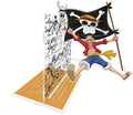 One Piece - Acryl Bookend - Luffy With His Flag - One Piece - Acryl Bookend - Luffy With His Flag - Collectibles