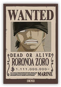 One Piece - Standard Magnet - Wanted Zoro X4 - One Piece - Standard Magnet - Wanted Zoro X4 - Collectibles