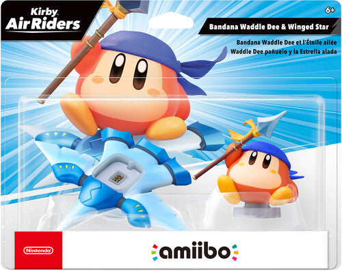 Amiibo: Kirby Air - Bandana Waddle Dee Winged Star - Amiibo: Kirby Air - Bandana Waddle Dee Winged Star - Game Accessories