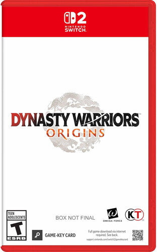 Nintendo Switch 2 Dynasty Warriors: Origins (Game + Key Card) - Video Game
