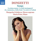 Donizetti: Songs Music CD