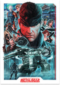 Metal Gear Solid Montage Art Print - Metal Gear Solid Montage Art Print - Collectibles
