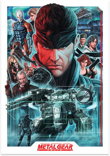 Metal Gear Solid Montage Art Print - Metal Gear Solid Montage Art Print - Collectibles
