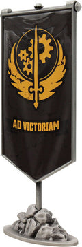 Fallout Brotherhood Of Steel Metal Banner - Fallout Brotherhood Of Steel Metal Banner - Collectibles