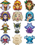Magic The Gathering Mystery Pins 12ct Display - Magic The Gathering Mystery Pins 12ct Display - Collectibles
