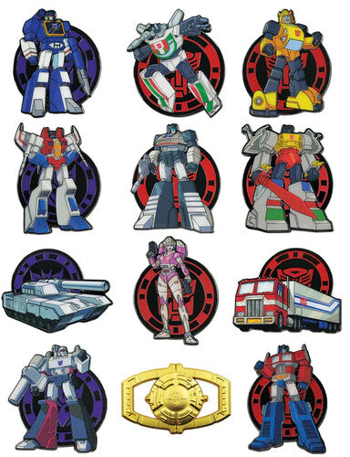Transformers Mystery Pin Badges 12ct Display - Transformers Mystery Pin Badges 12ct Display - Collectibles