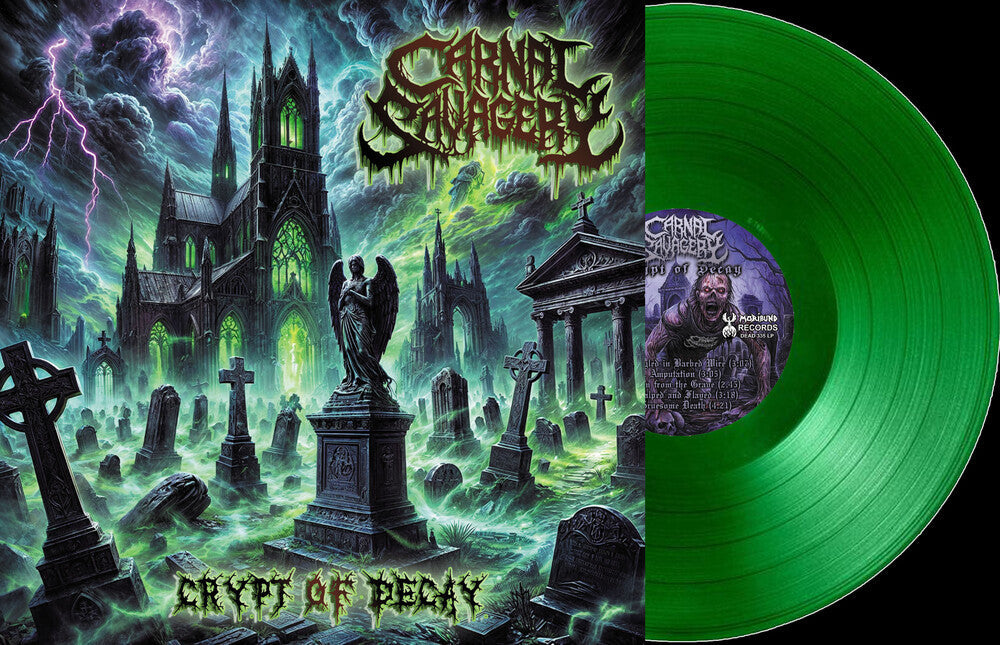 Crypt Of Decay [Clear Cemetery Green] Vinyl Record
