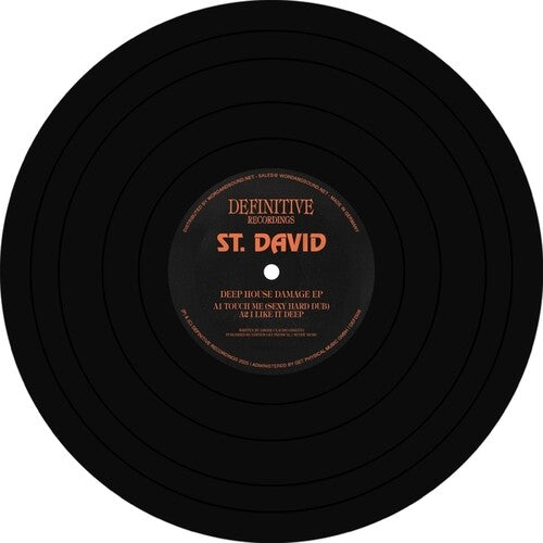 St David - Deep House Damage Ep - Vinyl Record