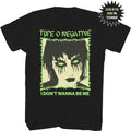 Type O Negative I Don't Want Glow F/b Medium Black - Type O Negative I Don't Want Glow F/b Medium Black - Apparel