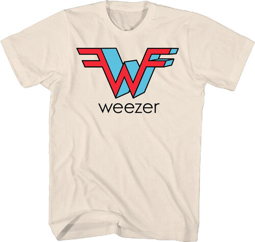 Weezer Weezer Logo Tshirt 3x Large Natural - Weezer Weezer Logo Tshirt 3x Large Natural - Apparel