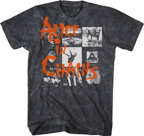 Alice In Chains Album Covers Min Wsh Tshirt Lrg Bk - Alice In Chains Album Covers Min Wsh Tshirt Lrg Bk - Apparel