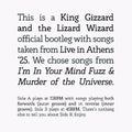 King Gizzard And The Lizard Wizard - I'm In Your Mind Fuzz / Murder Of The Universe [LP]