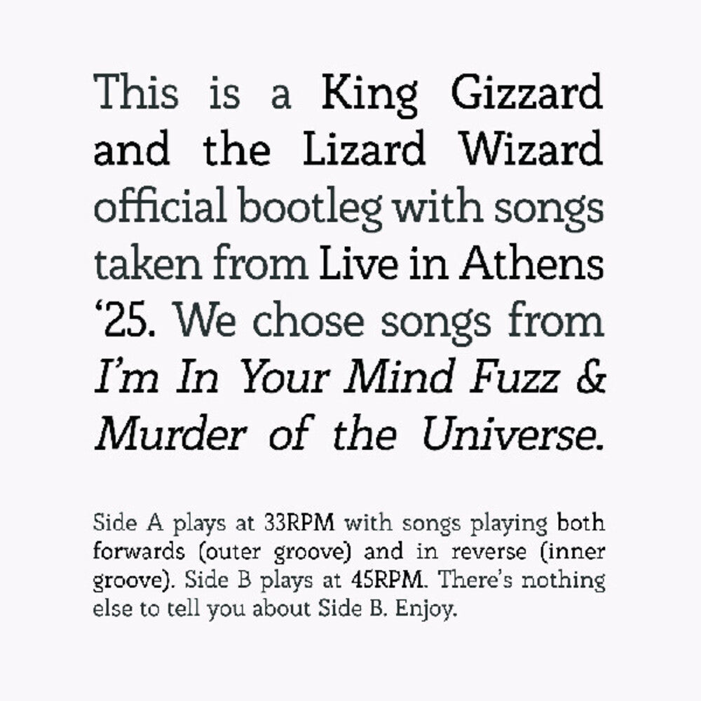 King Gizzard And The Lizard Wizard - I'm In Your Mind Fuzz / Murder Of The Universe [LP]