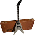 Ah Gg524 Dave Mustaine Silver Metallic Mini Guitar - Ah Gg524 Dave Mustaine Silver Metallic Mini Guitar - Collectibles