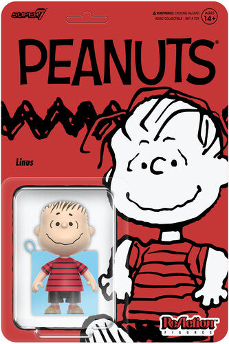 Peanuts Reaction Figures Wave 08 - Linus - Peanuts Reaction Figures Wave 08 - Linus - Collectibles