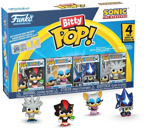 Bitty Pop Sonic - Bitty Pop Sonic Shadow 4pack - Collectibles