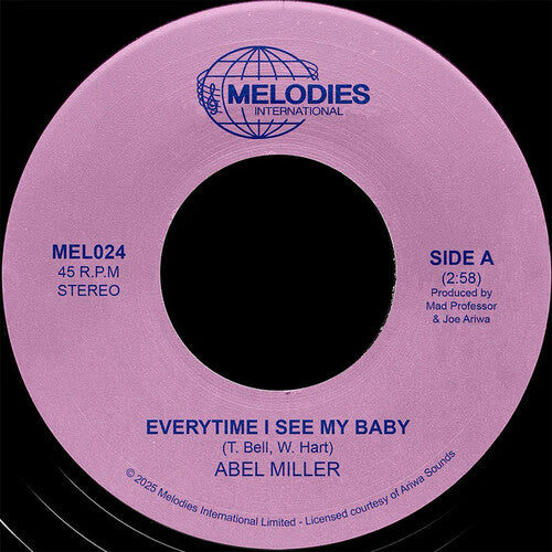 Miller,abel / Mad Professor - Everytime I See My Baby - Vinyl Record